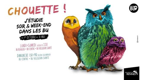 Horaires étendus BU Rennes 1
