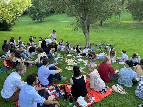 pique-nique à la vallée des jardins 