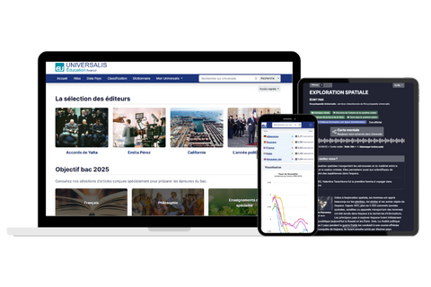 Universalis sur ordinateur, smartphone, tablette