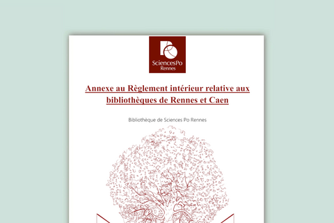 Aperçu de la première page du règlement intérieur